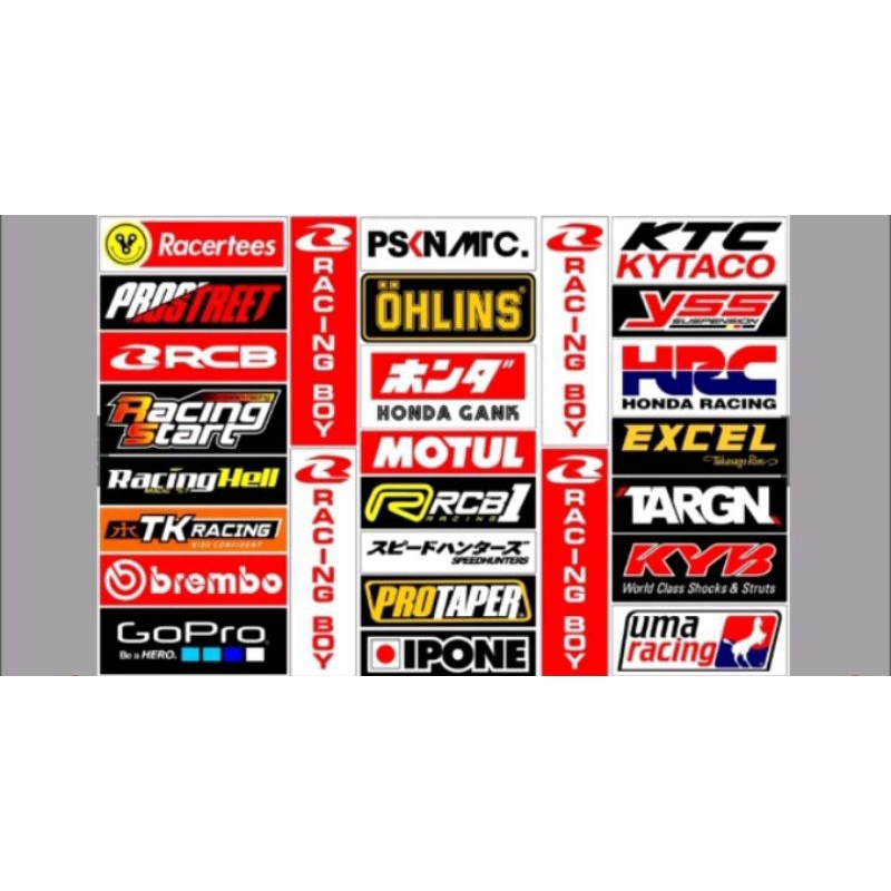 Jual STIKER RACING 1 PCS | Shopee Indonesia