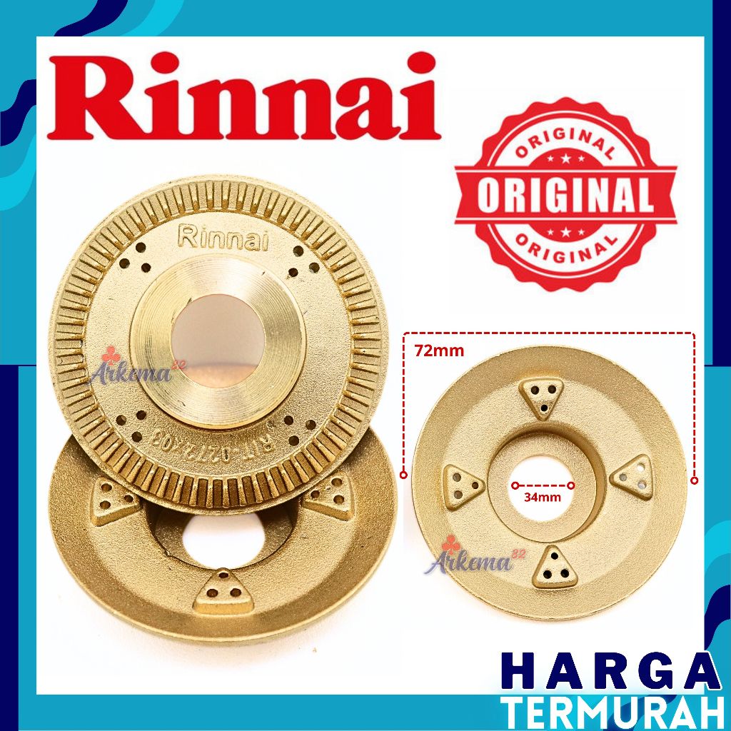 Jual BURNER KOMPOR RINNAI ORIGINAL 522C E CE ETC 602 E 603 | KUNINGAN ...