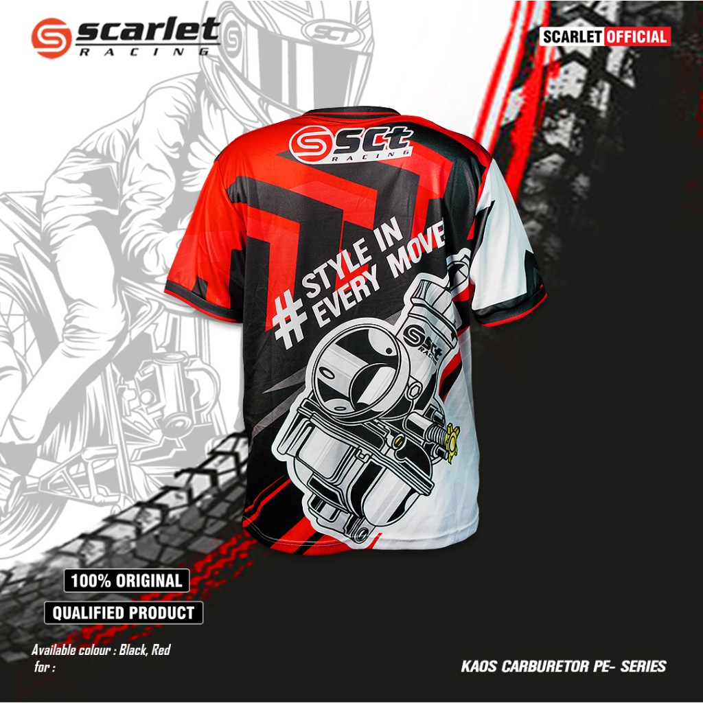 Jual Scarlet Racing - Baju Jersey Scarlet Racing SCT Series | Shopee ...
