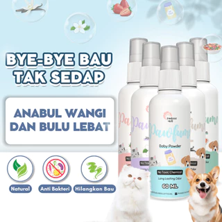 Pawsitive Vibes Parfume Hewan Kucing Anjing Hamster Kelinci Non Alkohol - Wangi Tahan Lama - No Toxic Chemical - Long Lasting Fragrance Spray - Pewangi Bulu Hewan