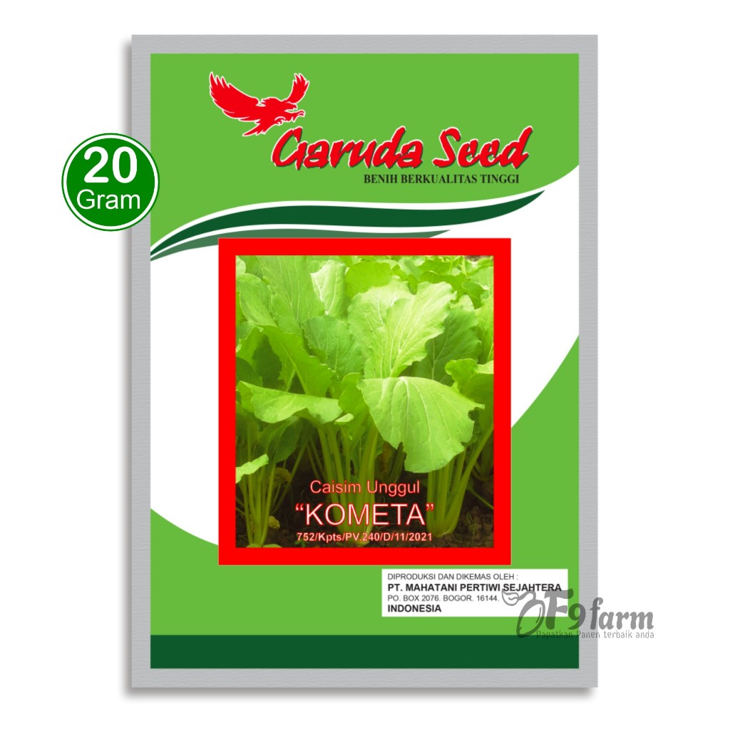 Benih Bibit Sawi Manis Caisim Unggul Kometa Garuda Seed 20 Gram