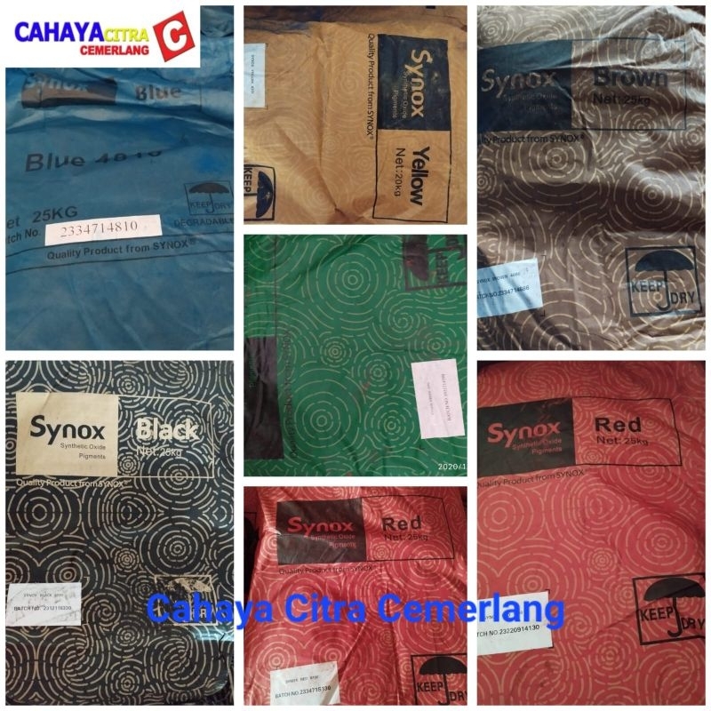 Jual Verf/Iron Oxide/Oker/Pigment(SYNOX) | Shopee Indonesia