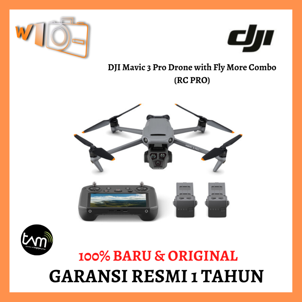 Jual DJI Mavic 3 Pro Drone with Fly More Combo (RC PRO) | Shopee Indonesia