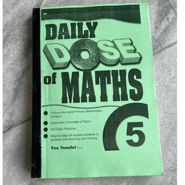 Jual Daily Dose of Maths Volume 5 workbook/ mathematics/learning/kids ...