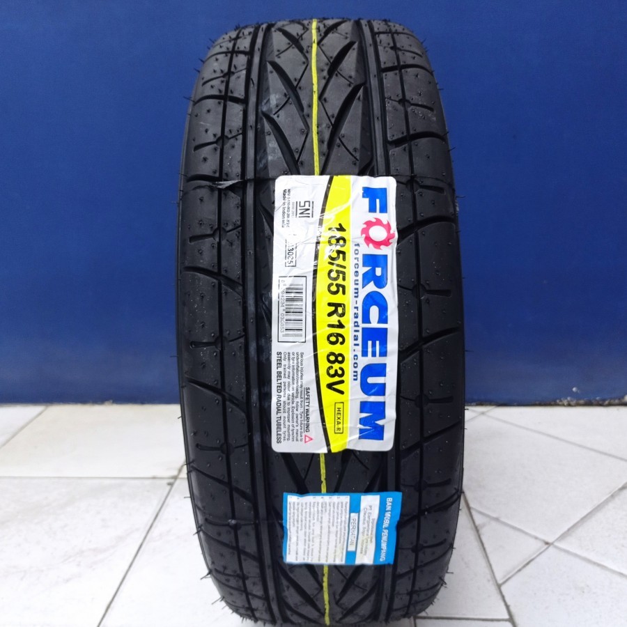 Jual BAN MOBIL TUBLES RING 16 FORCEUM HEXA R 185/55 R16 RADIAL TUBELESS ...