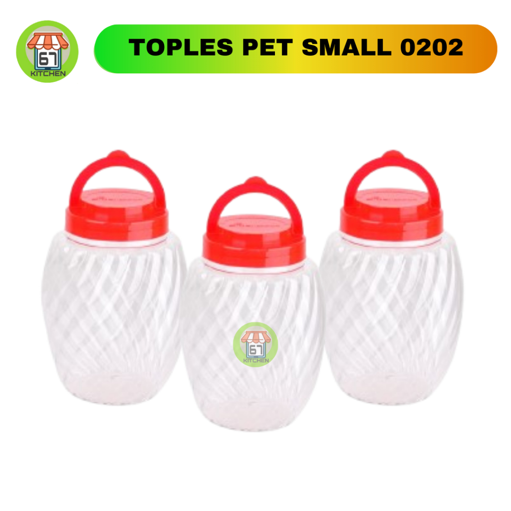 Jual Toples Makanan Plastik Food Container Toples Jajanan Jadul Toples ...