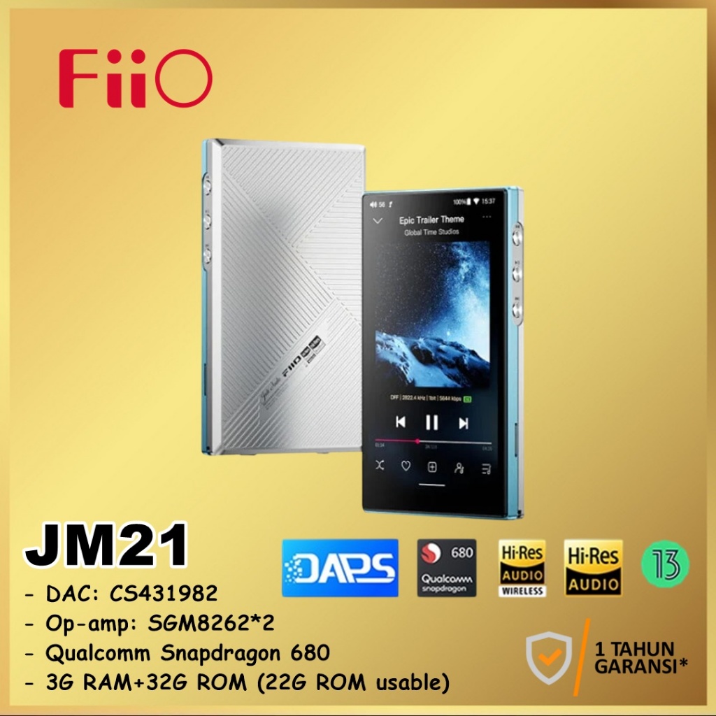 FIIO JM21 デジタルオーディオプレイヤー【未開封新品】 【公式通販】