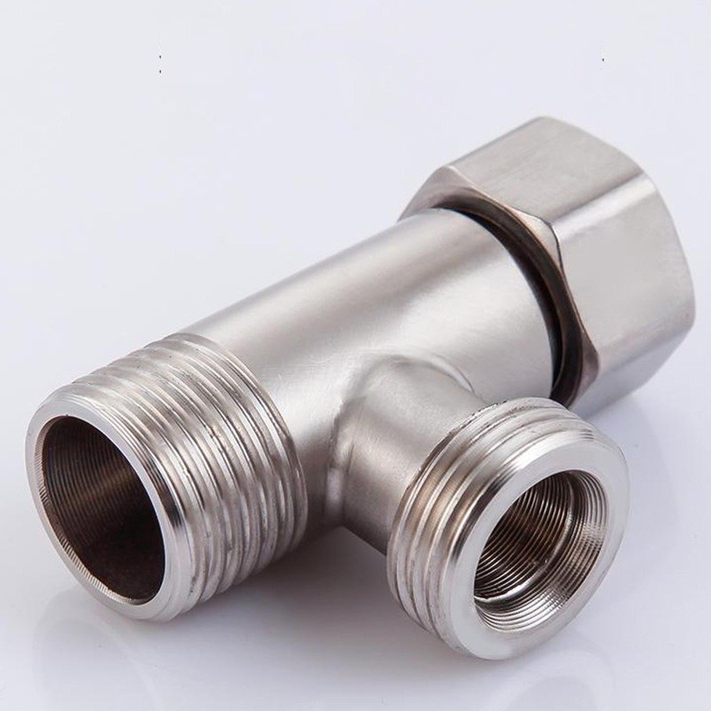 Jual Nepel T Stainless RING 1/2 inch putar 1005-Tee Kran T shower Mur ...