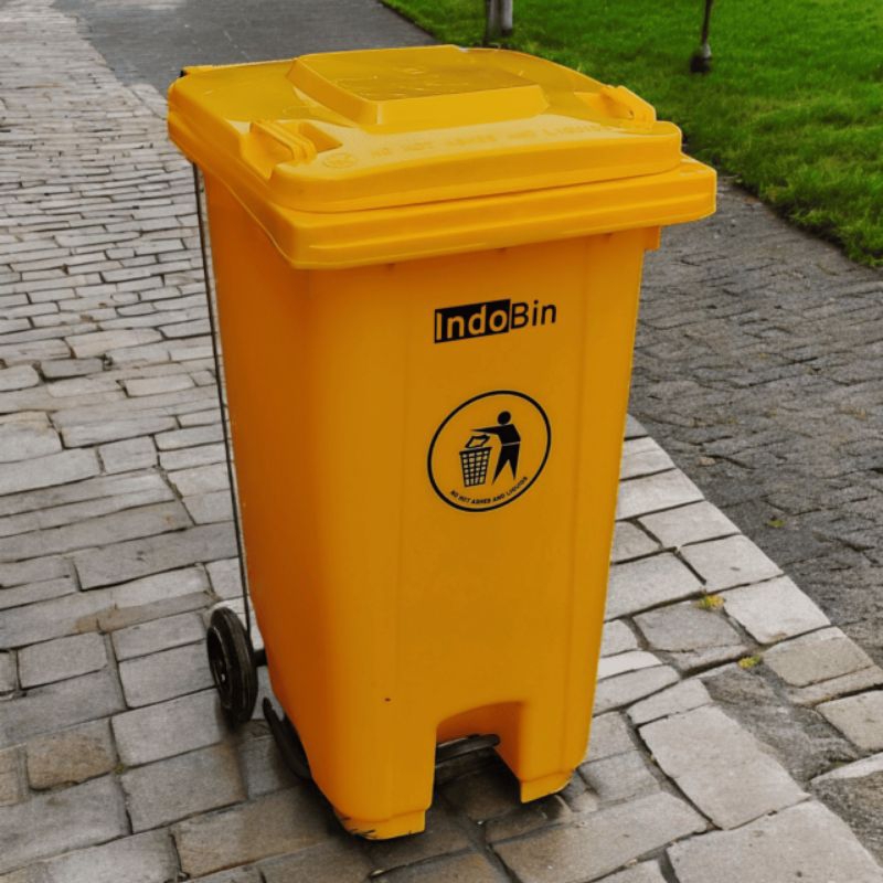 Jual IndoBin Tempat sampah injak kapasitas 120 - liter | Shopee Indonesia