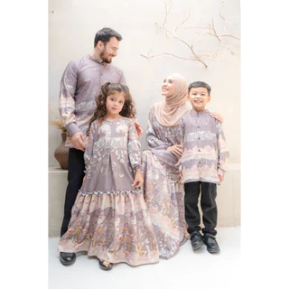 [READY SIAP KIRIM] HIRA - Rumah Senja Series Family Set | Sarimbit Lebaran - Dress Gamis Baju Koko