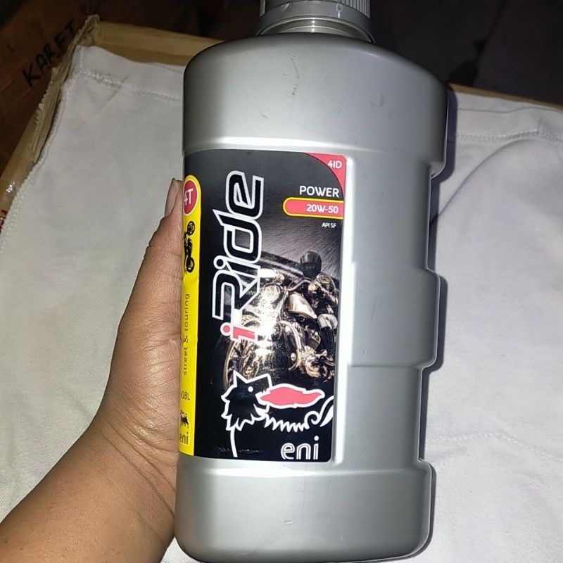 Jual Oli mesin 4t eni i-ride 0,8 liter SAE 20w-50 api sf | Shopee Indonesia