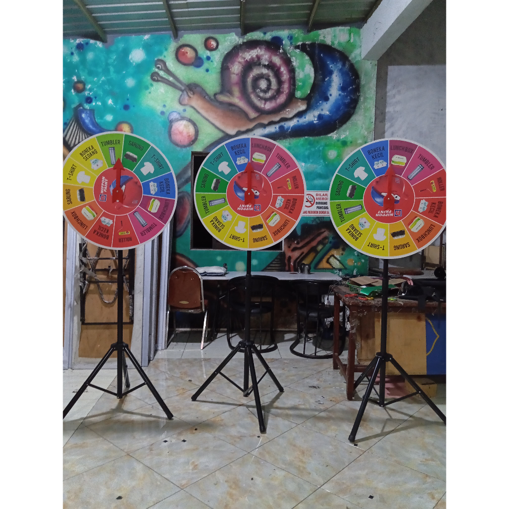 Jual Roda Undian Custom/Spinwhell Custom Desain/Roda Keberuntungan ...