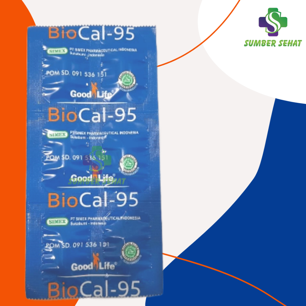 Jual BIOCAL 95 / Bio cal 95 / Biocal-95 life good vitamin tulang lapi ...