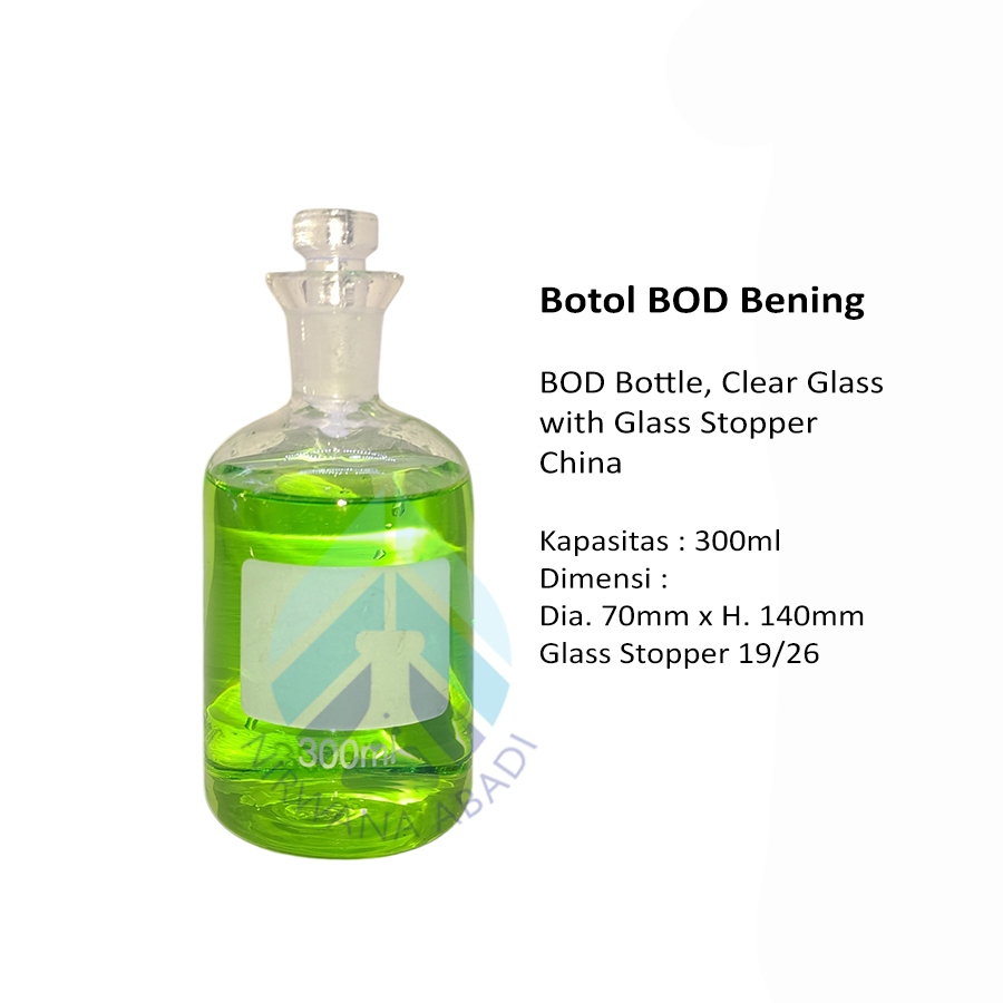 Jual Botol BOD 300ml Bening Winkler Bottle | Shopee Indonesia