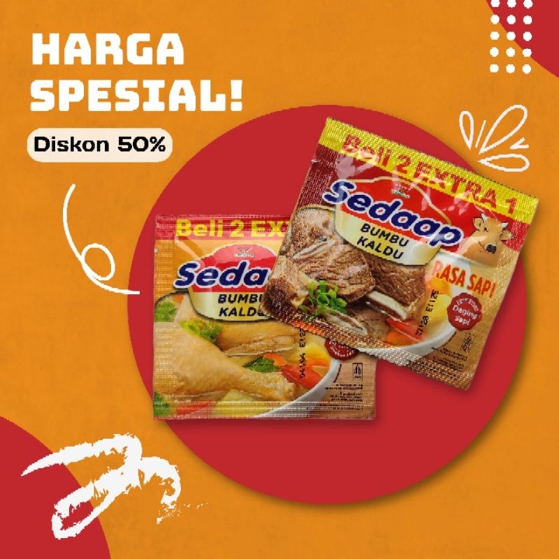 Jual Bumbu masak sedaap 9gr rasa ayam sapi 1 pcs | Shopee Indonesia