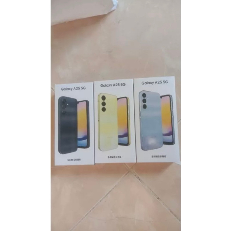 Jual dus box Samsung A25 5G ready semua warna free request sticker ...