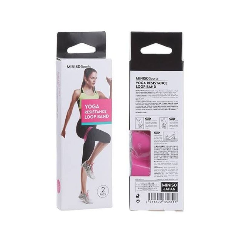 Jual MINISO YOGA LOOP RESISTANCE BAND | Shopee Indonesia