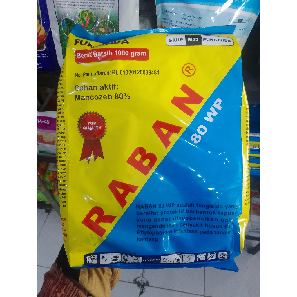 Jual FUNGISIDA RABAN 80WP kemasan 1Kg | Shopee Indonesia
