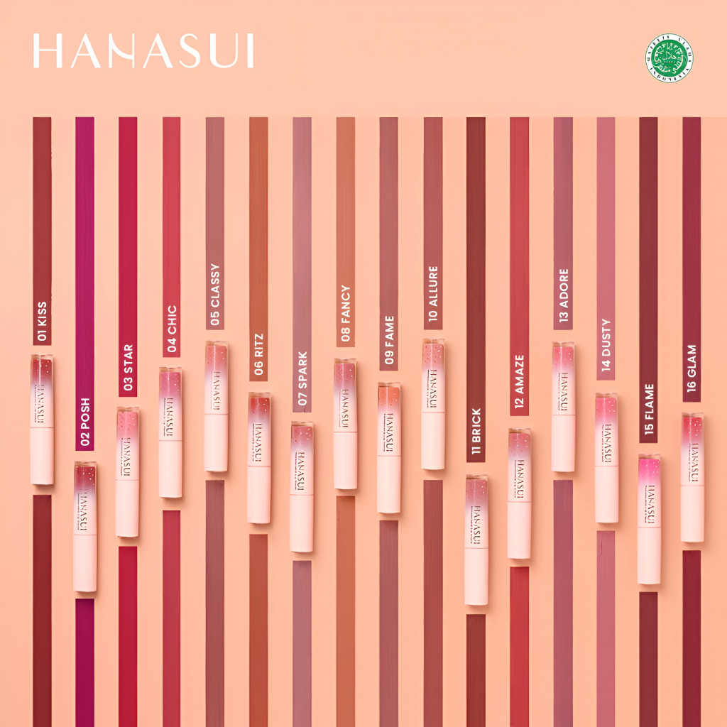Jual HANASUI Mattedorable Lip Cream 4gr | Lipstick Cair | | Shopee ...
