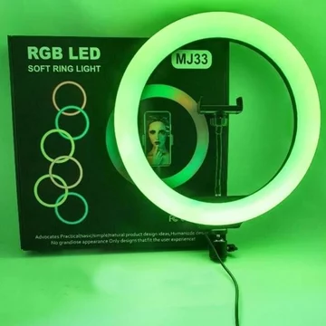Soft Ring Light RGB LED MJ33 Ring 33cm 13 Inch Ring Selfie