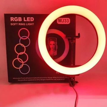 Soft Ring Light RGB LED MJ33 Ring 33cm 13 Inch Ring Selfie