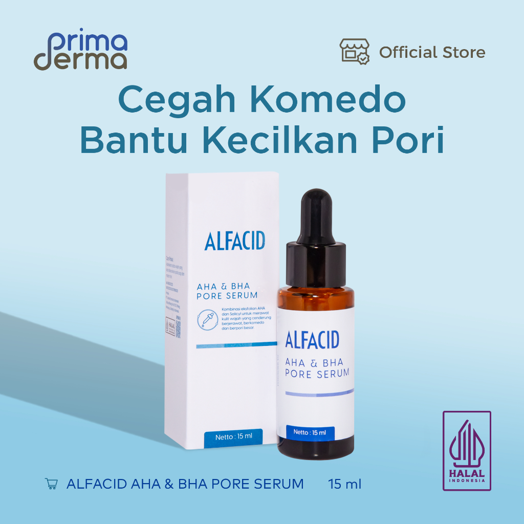 Jual ALFACID Aha & Bha Pore Serum 15 ml | Shopee Indonesia