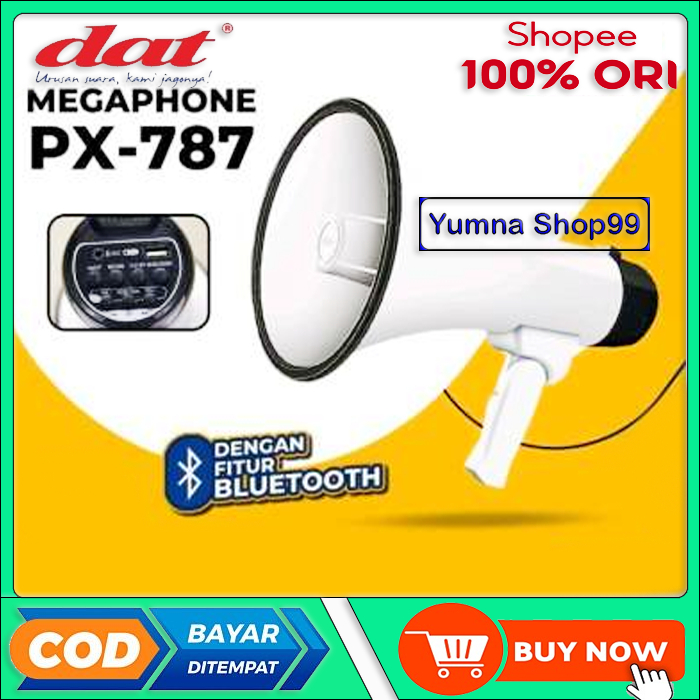 Jual Megaphone Speaker Corong Toa DAT PX 787 + Battery Charger ...