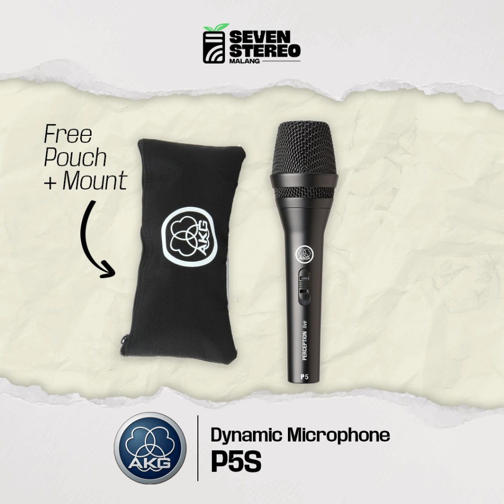 Jual AKG P5S / Dynamic Vocal Supercardioid Microphone P5 P 5 S - Mic ...
