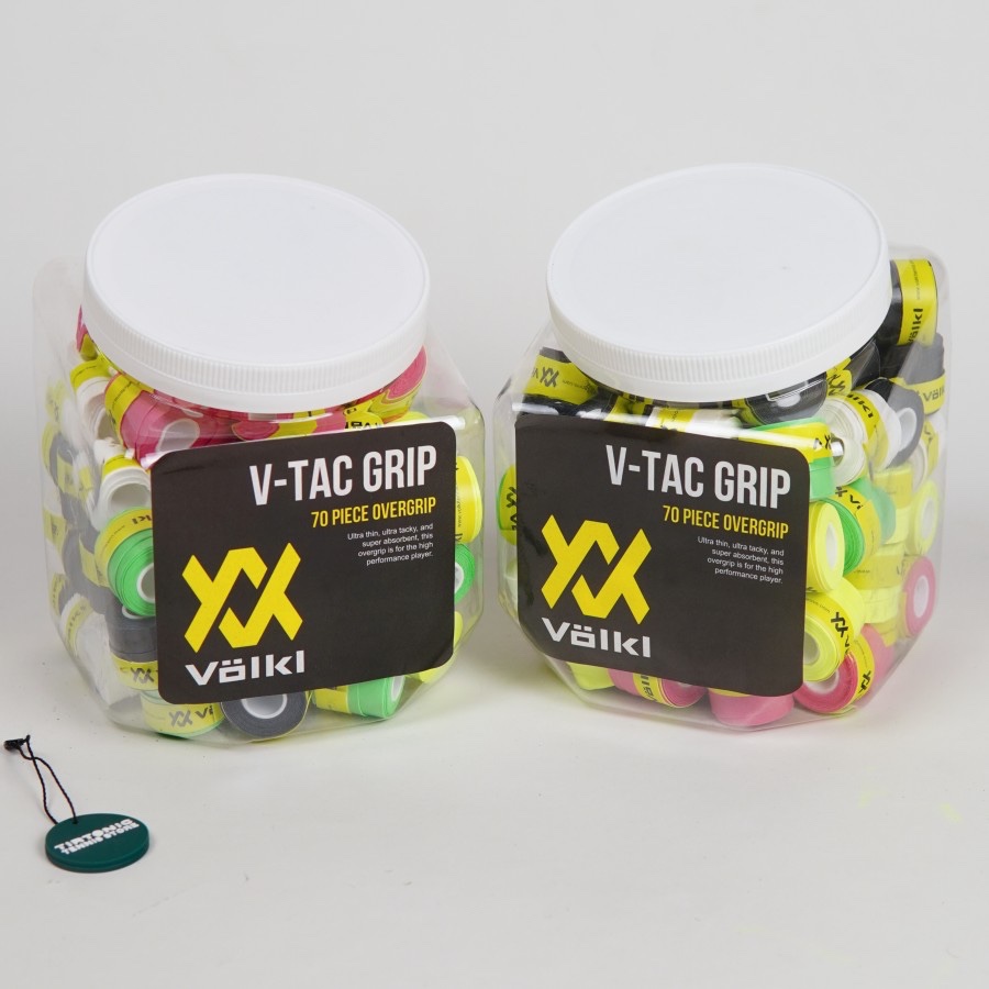 Surgrip Volkl V-TAC Overgrip Tennis – Lot De 3 – Blanc – Neuf Sous Blister