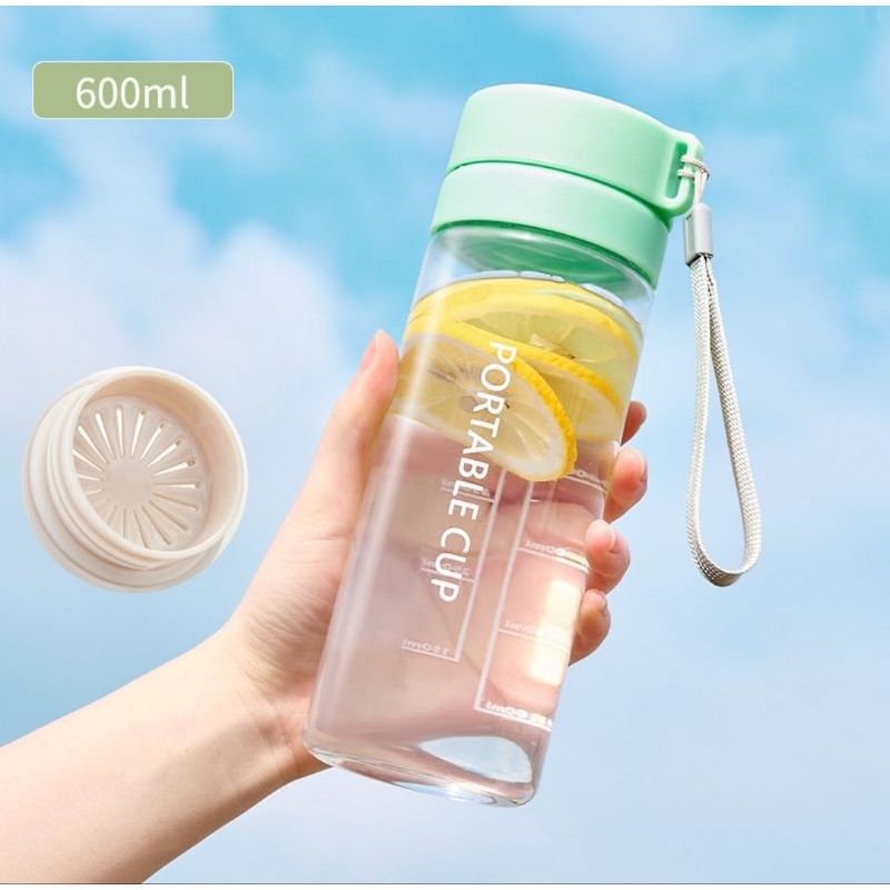 Jual B ( B111 ) BOTOL PORTABEL CUP 600 ML | Shopee Indonesia