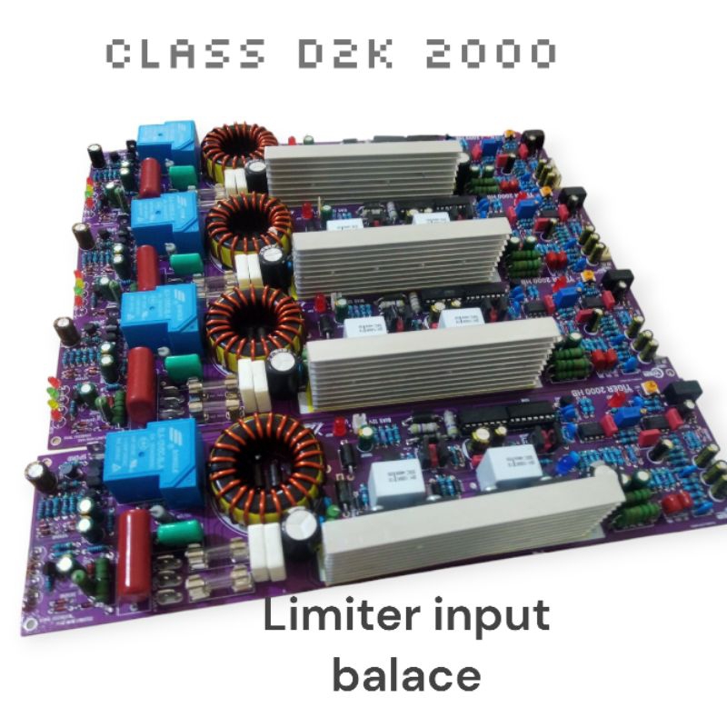 Jual power kit class D D2k tiger 2000 full fitur inbalance,limiter ...