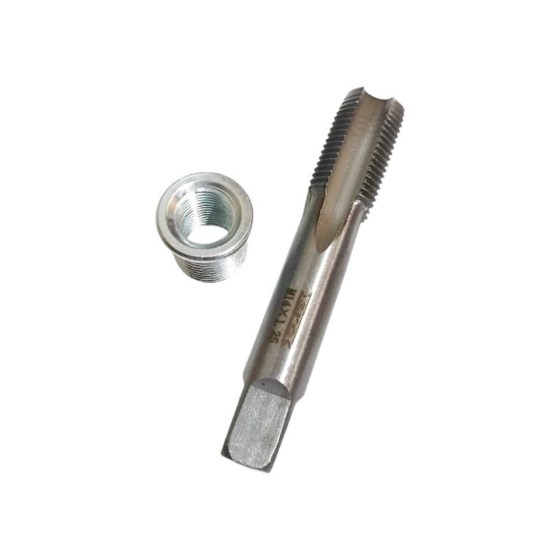 Jual paket tap m14×1.25 set sok drat m14×m10 verbos drat busi bebek ...