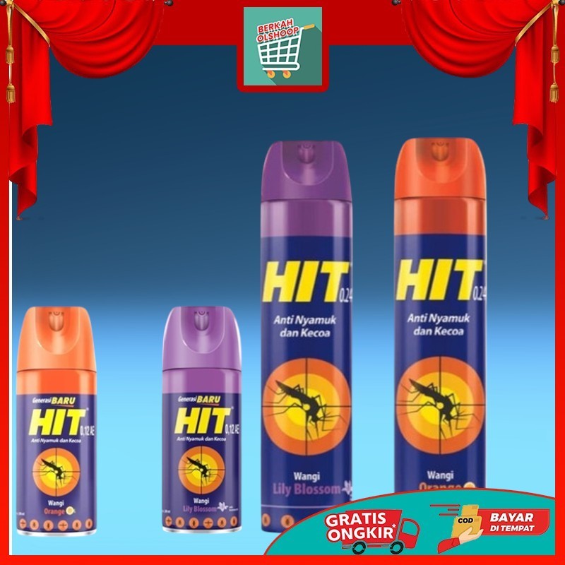 Jual HIT OBAT NYAMUK SEMPROT UKURAN 600 ML | Shopee Indonesia