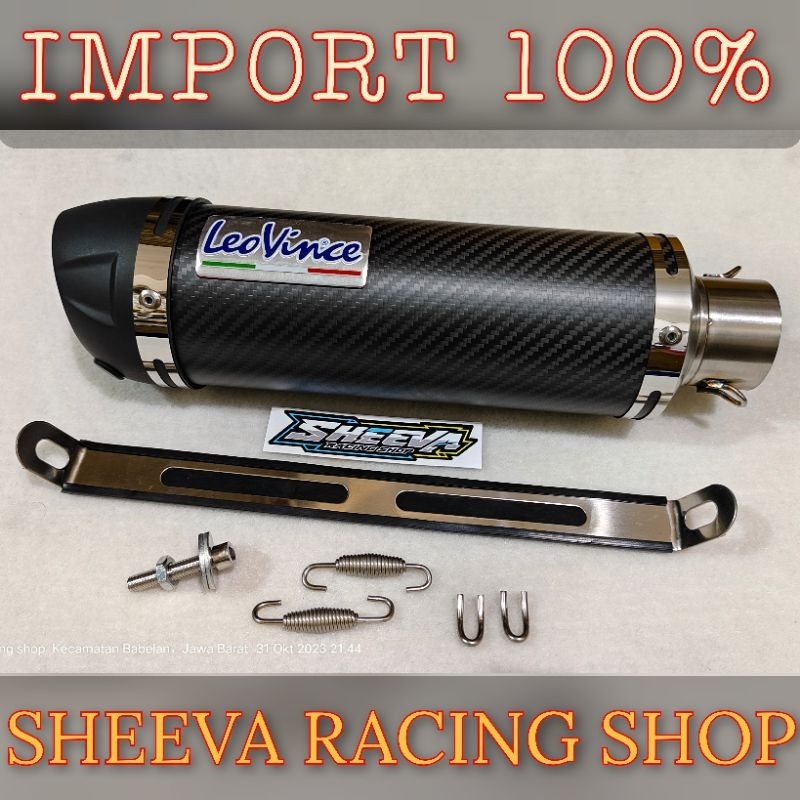 Jual SLINCER KNALPOT RACING LEOVINCE GP CORSA CARBON ASLI IMPORT 100% ...
