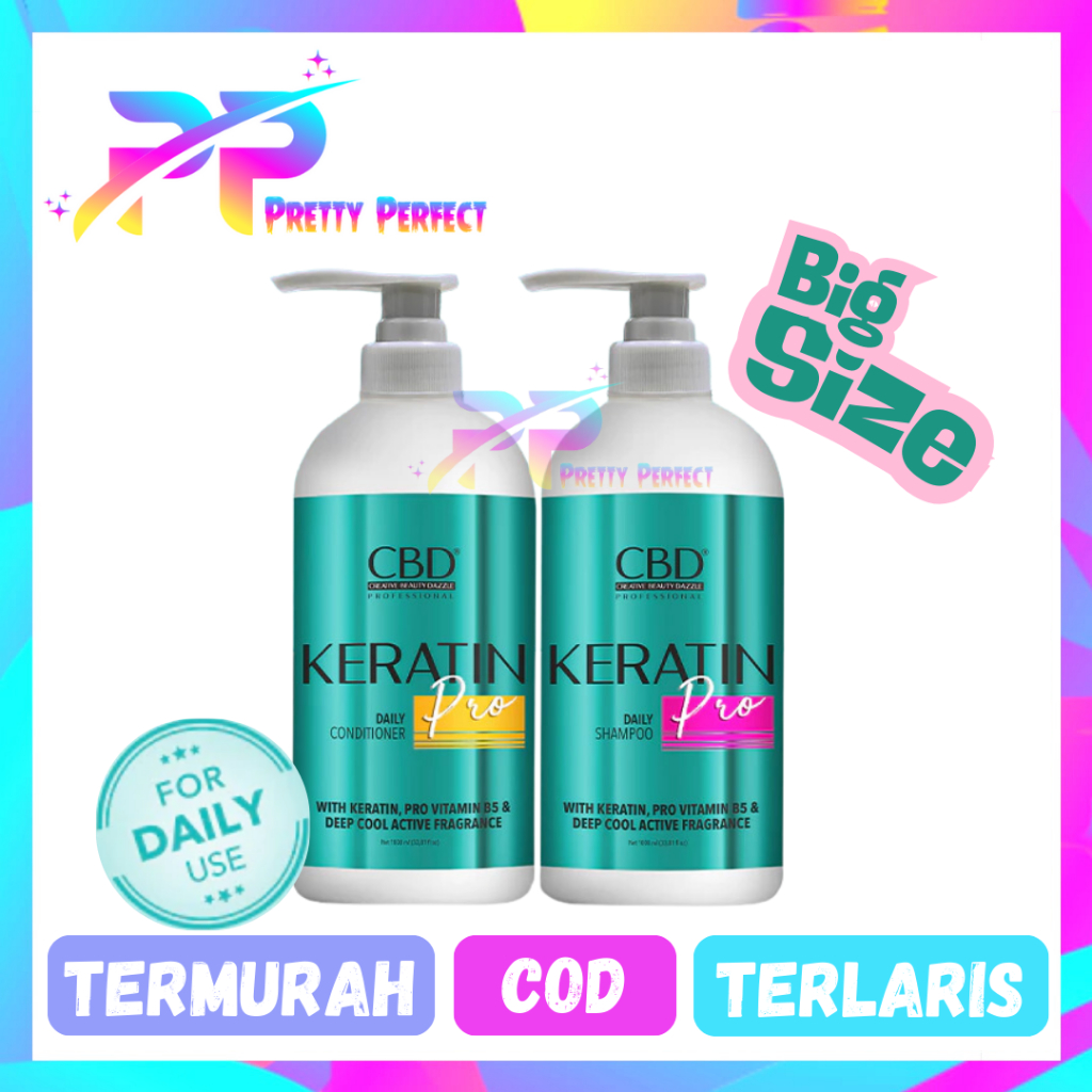 CBD Keratin Pro Shampoo / Conditioner