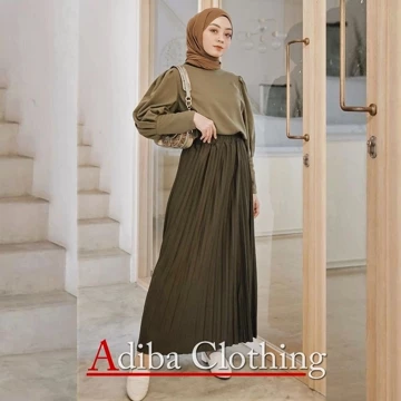 Rok Plisket Hyget Premium Mayung Dan Tebal