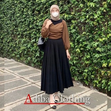 Rok Plisket Hyget Premium Mayung Dan Tebal