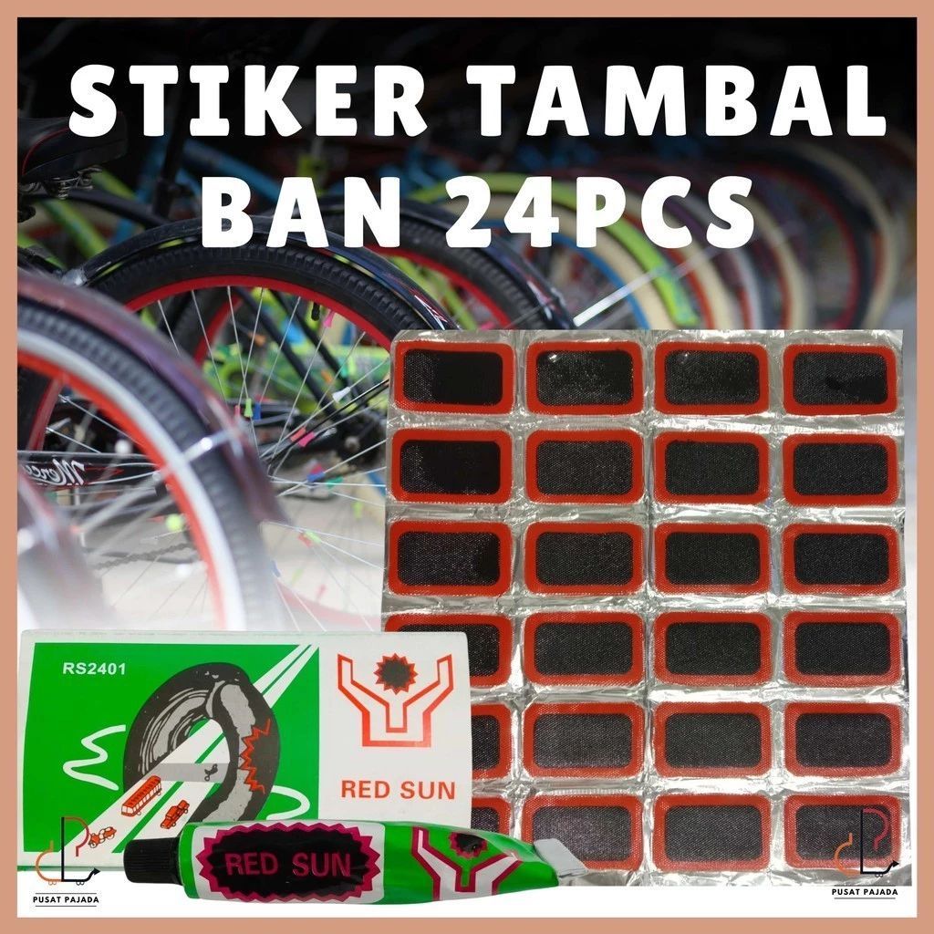 Jual Stiker Tambal Ban Cold Patch Tip Top Sepeda Mobil Motor TEMPEL M48 ...