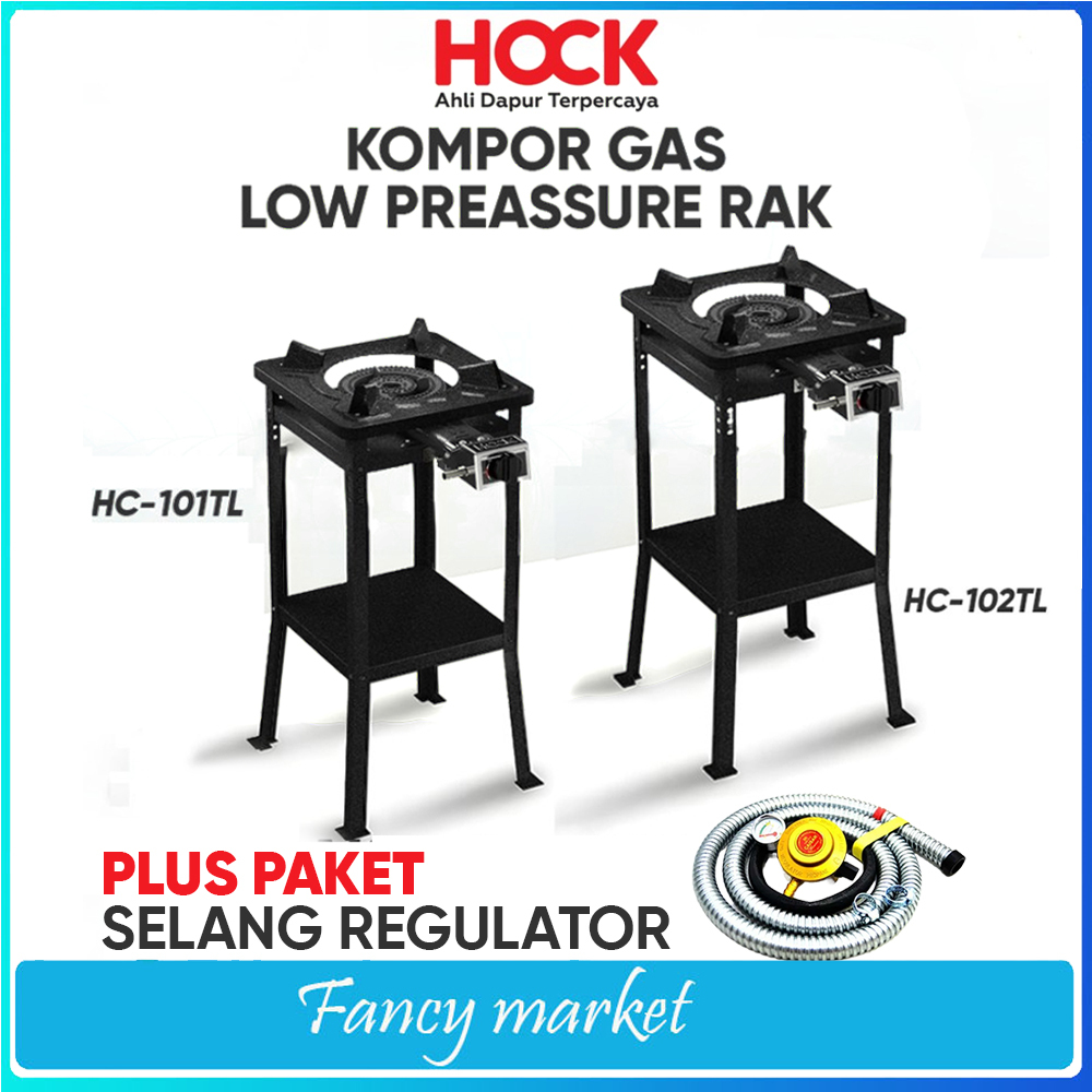 Jual KOMPOR GAS RACK HOCK 101TL/HOCK 102TL MODEL STANDING LOW PREASSURE ...