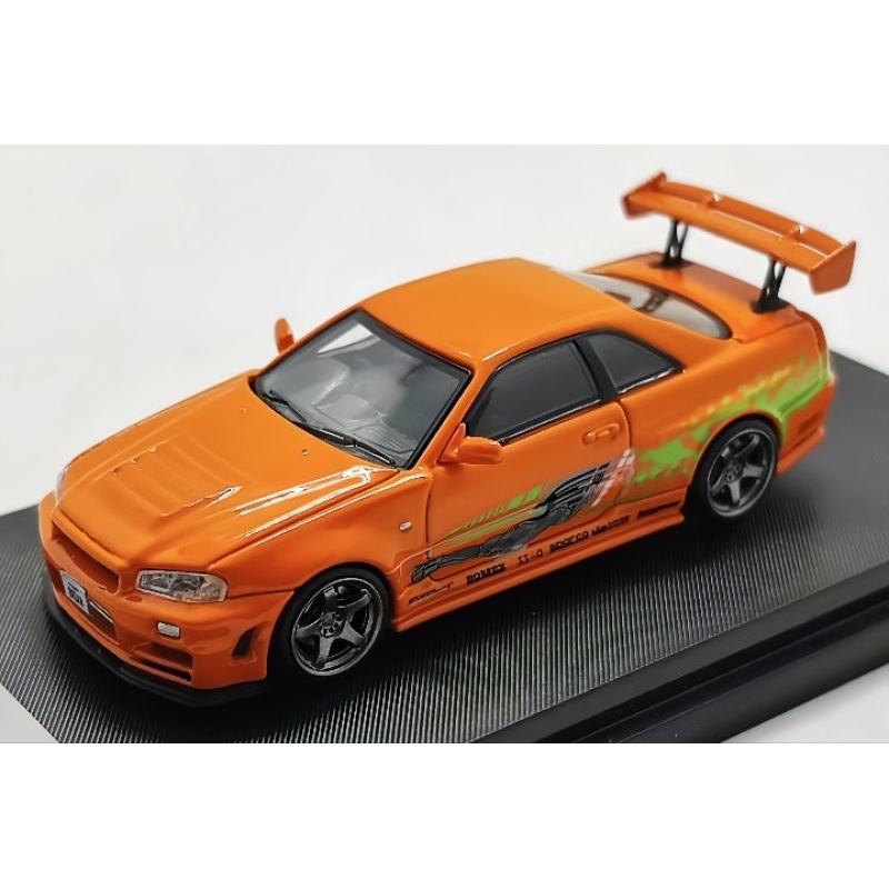Jual Diecast Fast Speed R34 FNF Orange | Shopee Indonesia
