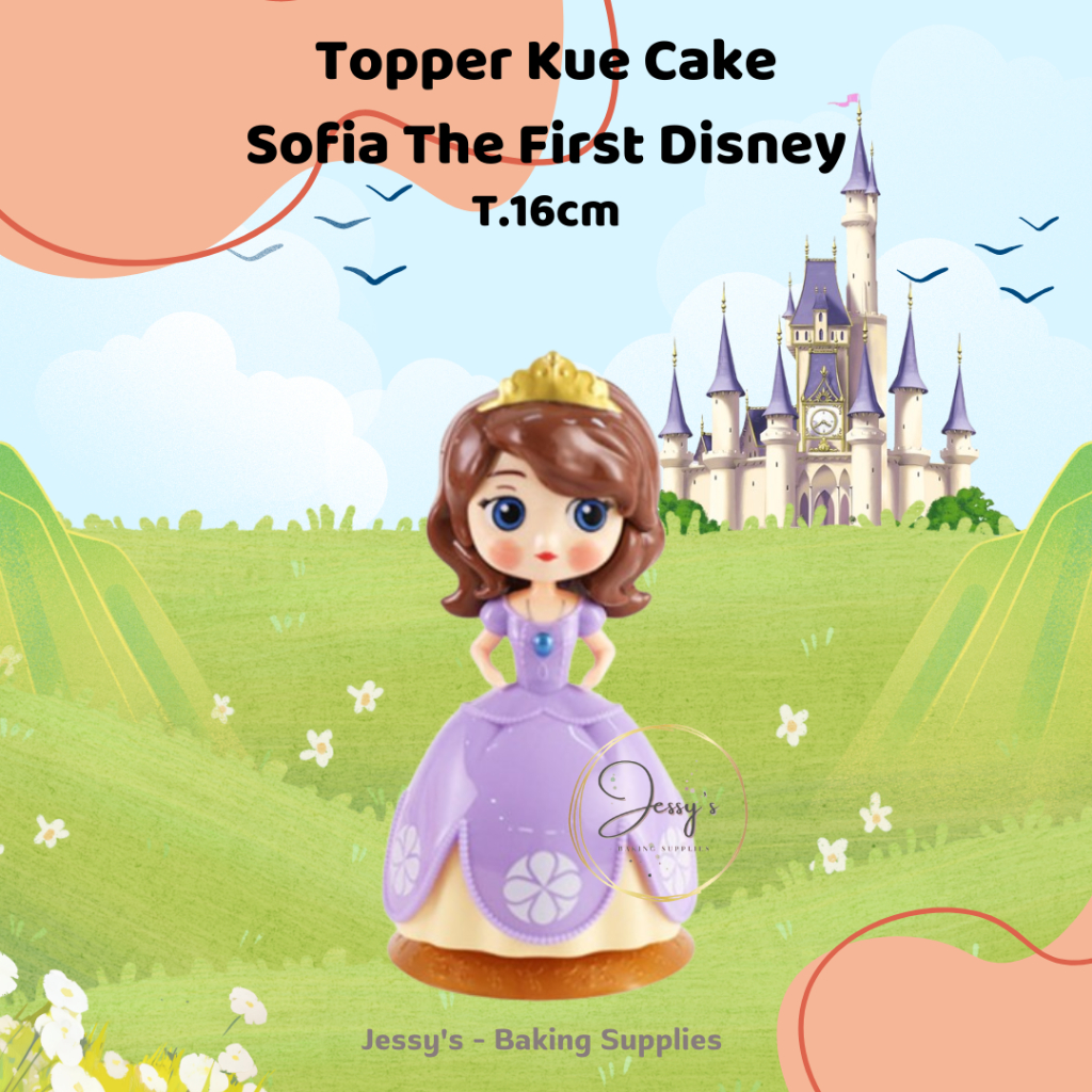 Jual Sofia The First Disney Princess Topper Kue Cake Disney Princess ...
