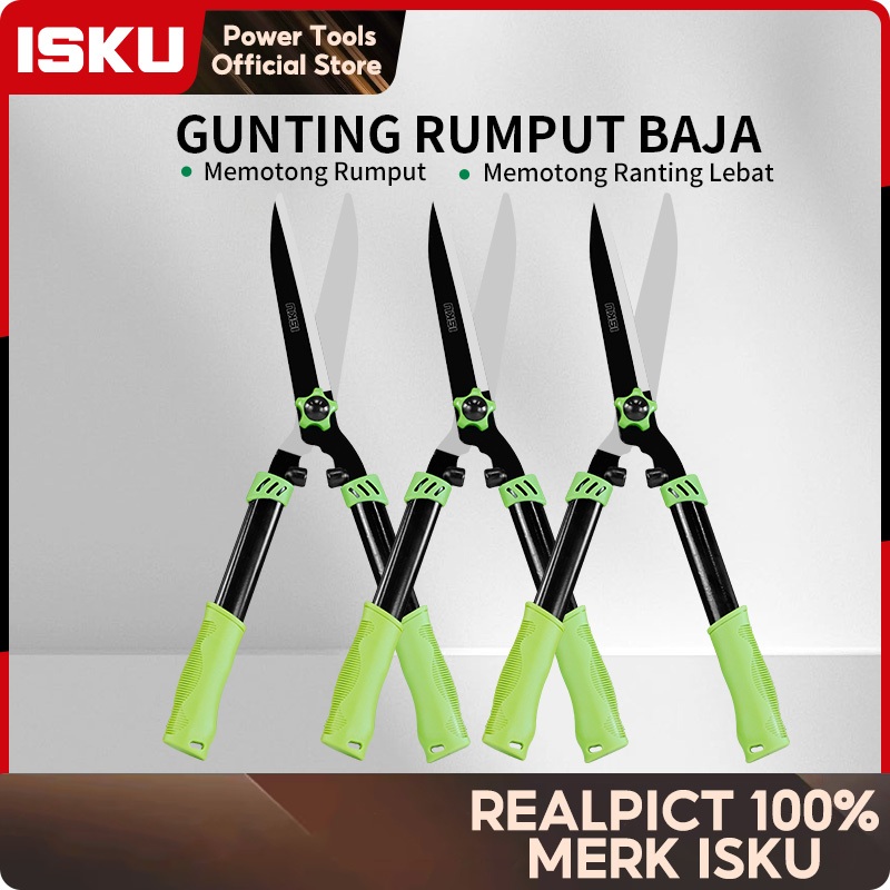 Jual ISKU Gunting Rumput Taman Gunting tanaman gunting pangkas daun ...