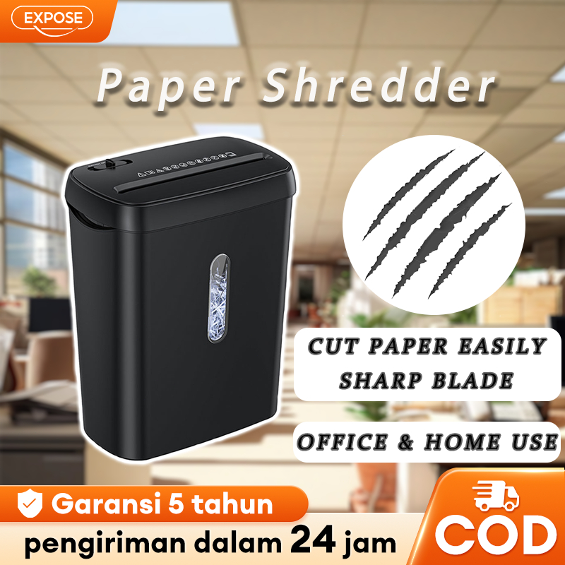 Jual EXPOSE Paper Shredder Mesin Penghancur Kertas Staples Kartu Kredit ...