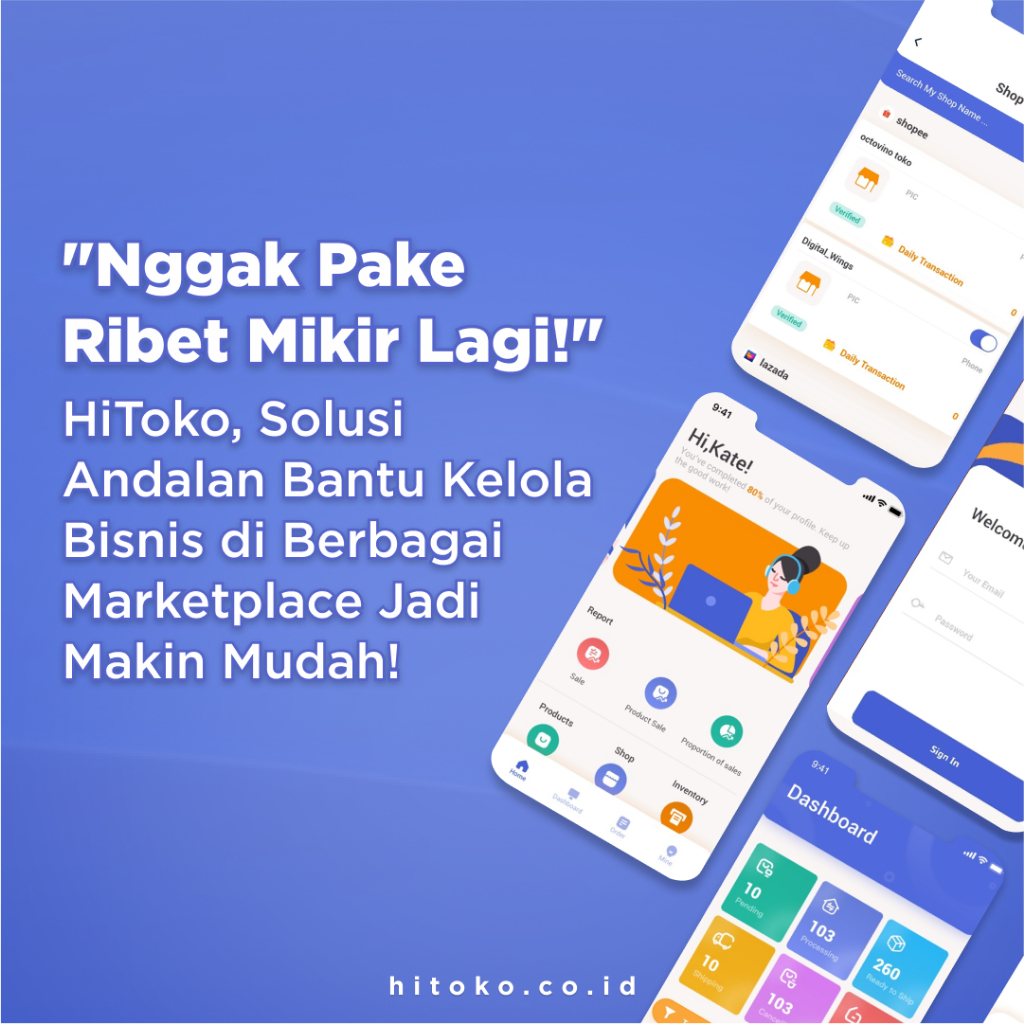 Jual HiToko Basic Package 6 Bulan - Sistem Omnichannel | Shopee Indonesia