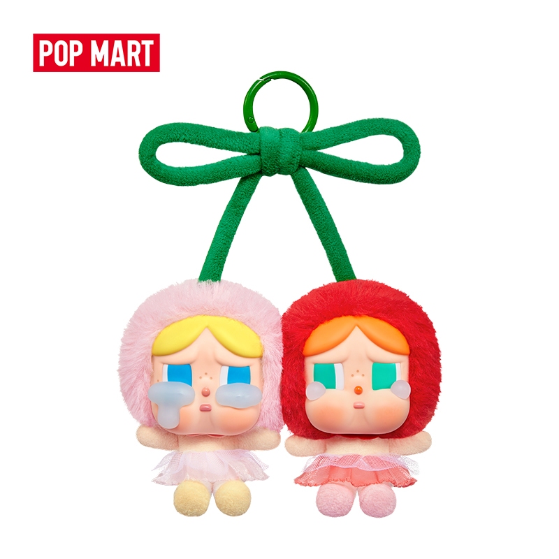 LABUBU キング　CRYBABY Crying さくらんぼ　2点セット キーホルダー・アクリルキーホルダー Popmart crybaby crying