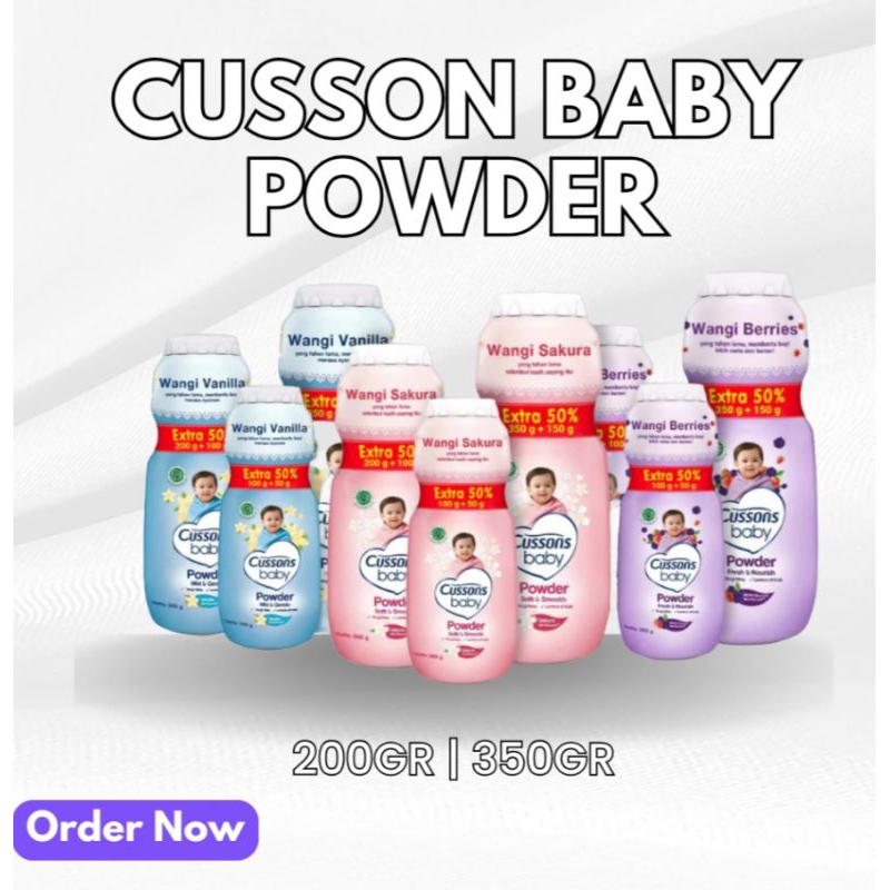 Jual Cussons Baby Powder 75 + 25g/ 100 + 30g/ 100 + 50g | Shopee Indonesia