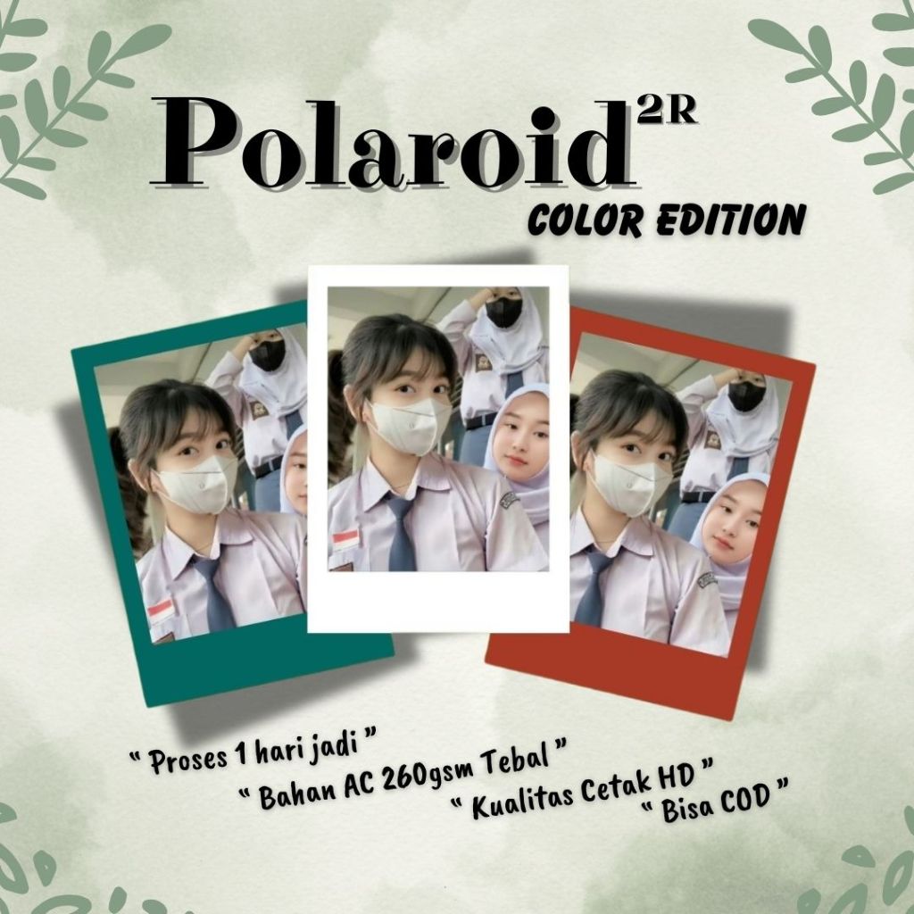 Jual [TANPA PRE-ORDER] CETAK FOTO POLAROID 2R WARNA COLOR EDITION ...
