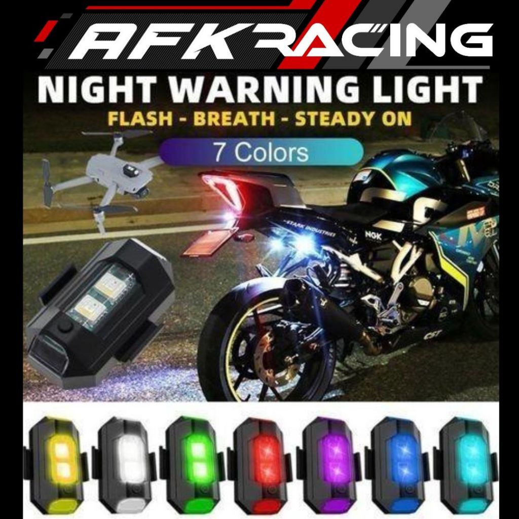 Jual Lampu running Mobil Sepeda Motor LED RGB Lampu LED Kedip Pesawat ...