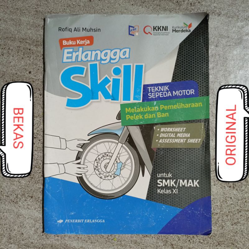 Jual Buku Kerja Skill Teknik Sepeda Motor Melakukan Pemeliharaan Pelek ...