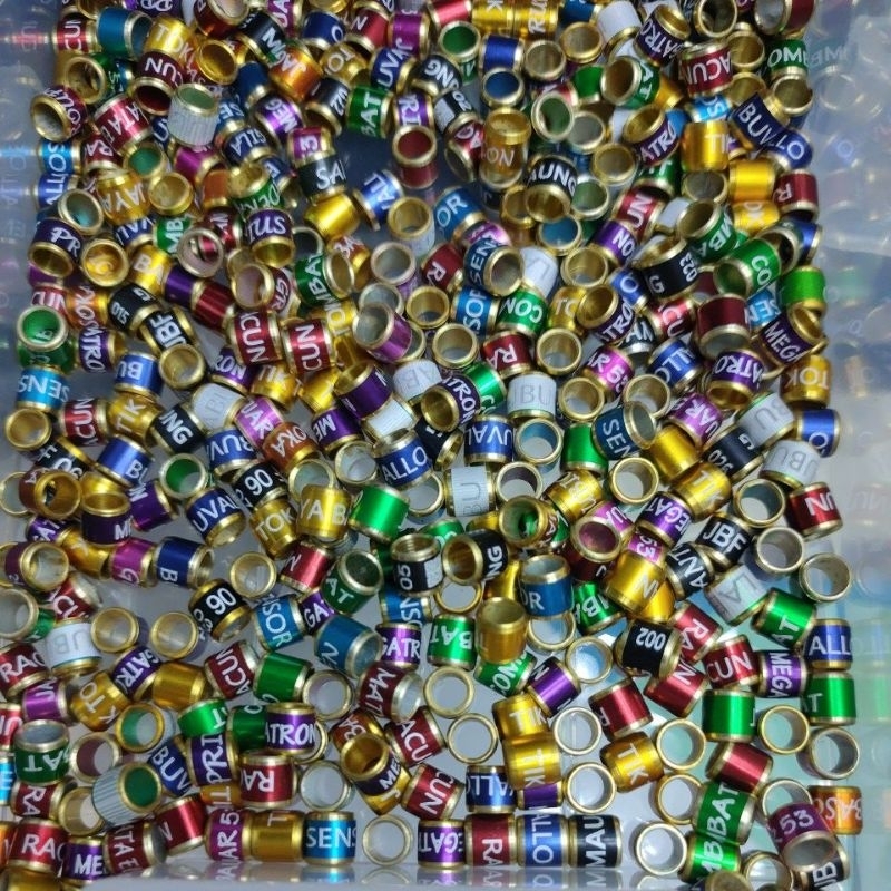 Jual Ring burung murai kenari kacer pented dll mk sampel sudah ada ...